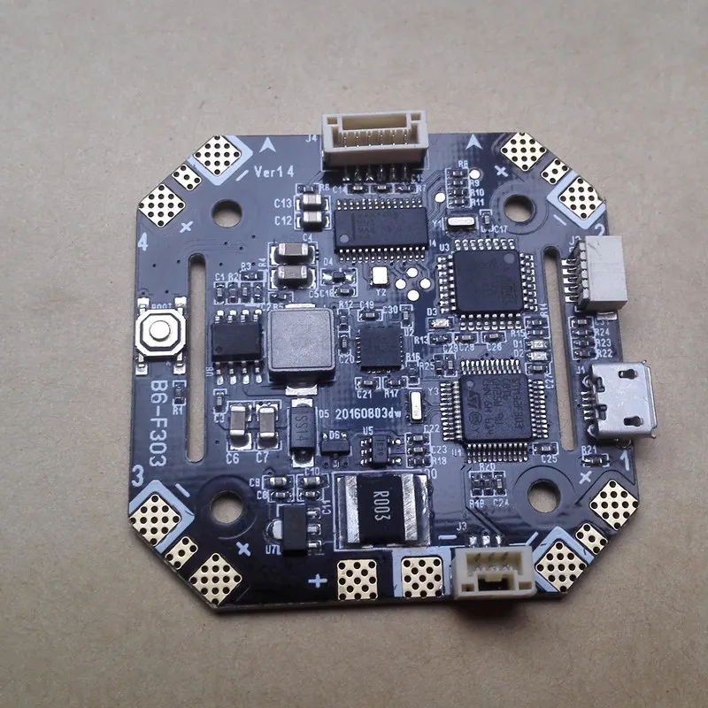 Новейший F303 Контроллер полета интегрированный F3 ACRO/OSD/гальванометр/PCB для DIY мини