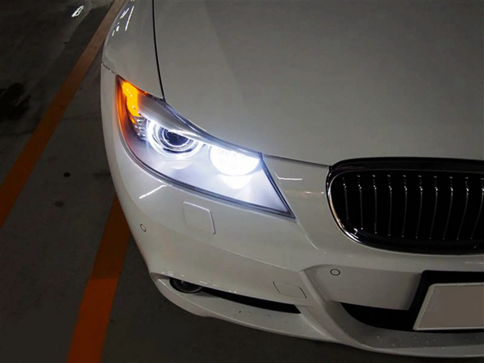 ANGRONG 2 шт. для BMW LED Ангельские Глазки H8 60 Вт Halo Light Canbus E60 E61 E90 E91 E63 E64 LCI E89|Аксессуары