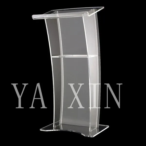 

Free Shipping High Quality Fruit Setting Modern Design Cheap Clear Acrylic Lectern