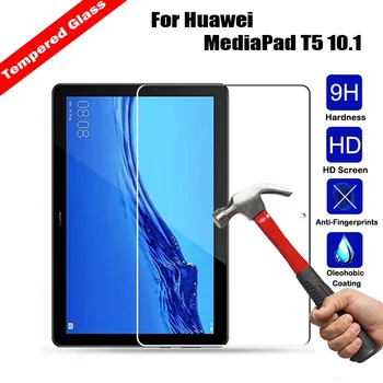 

9H Tempered Glass Tablet Screen Protector Anti-explosion For Huawei Honor WaterPlay MediaPad M5 Lite/C5/T5 Glossy Film
