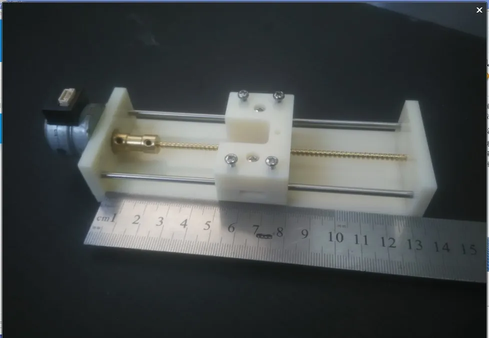 

Y27-100C Deceleration stepping motor With screw rod slide Straight slide table Two-phase four-wire step machine