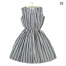 font b Summer b font font b Dress b font 2019 Striped Floral Bohemian Vintage