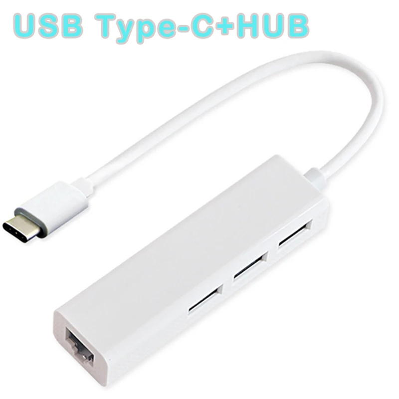 Kebidu 3 Порты USB 2,0 PK USB 3.0HUB USB C Тип C к локальной сети Ethernet RJ45 сетевой карты для samsung для Macbook ThinkPad