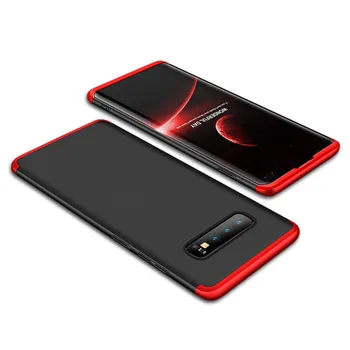 

50PCS 360 Degree Full Cover For Samsung Galaxy S10 Plus S10 5G S10E Phone Case 3 In 1 Hard PC Shell Coque Protection Back Cases