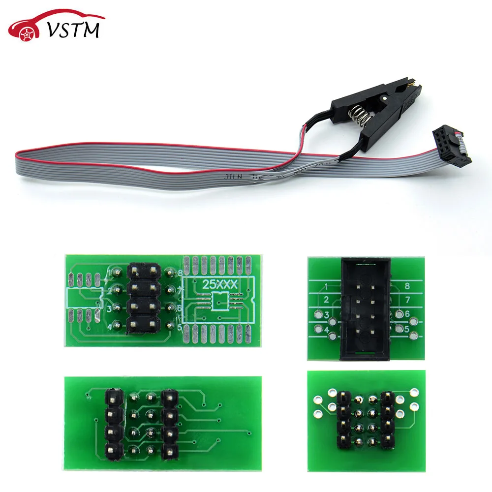 Зажим SOIC8 SOP8 для программирования EEPROM 93CXX / 25CXX 24CXX + 24 25 серий Flash BIOS USB|Кабели и