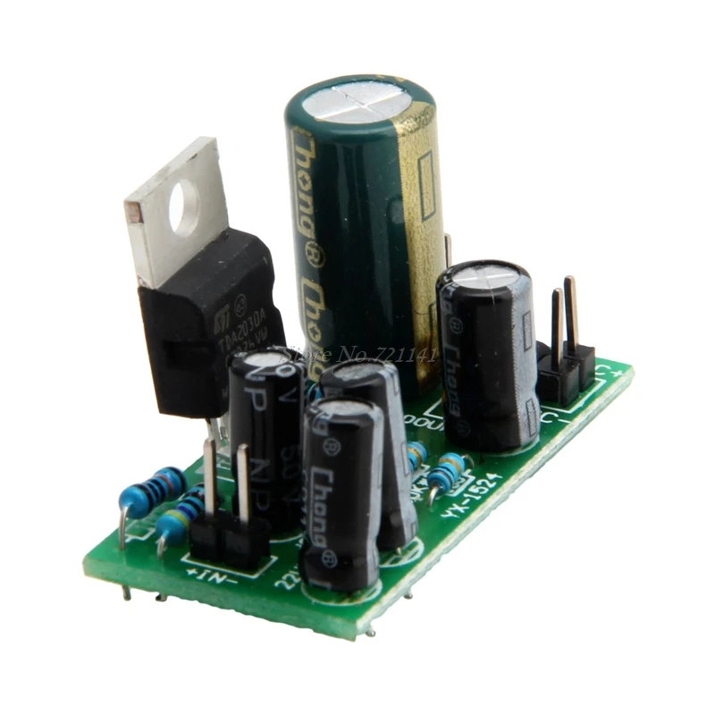 DC 12V 18W 1 CH сабвуфер V3 TDA2030A стерео цифровой аудио усилитель плата DIY Прямая