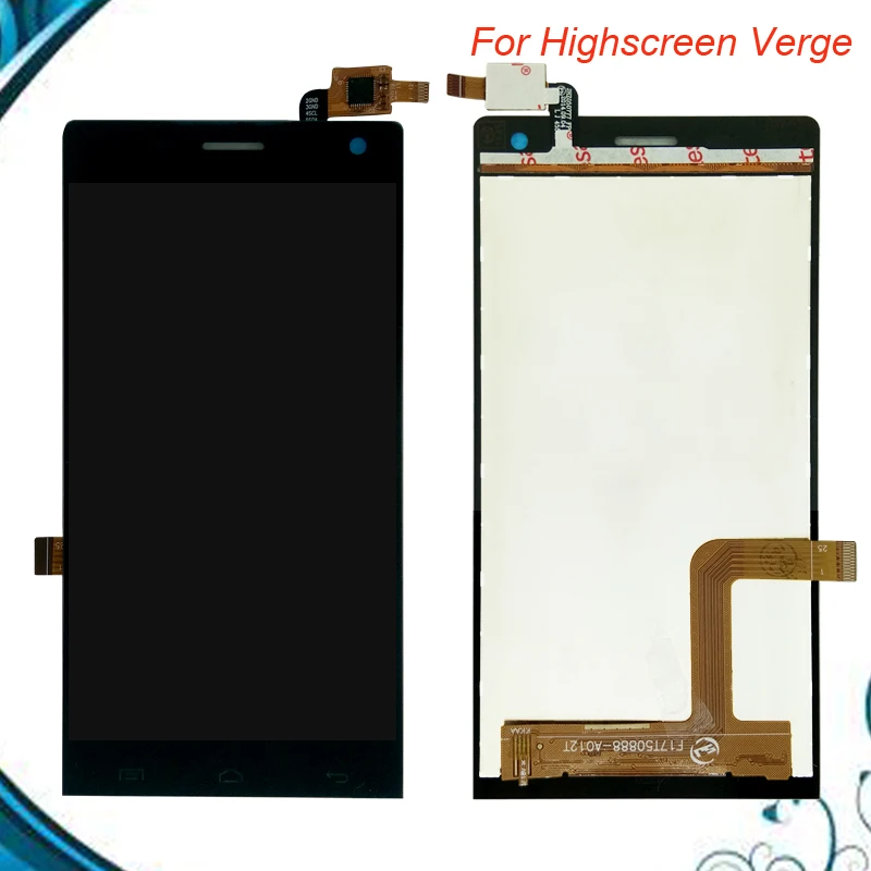 

5 Inch For Highscreen Verge LCD Display+Touch Screen High quality Screen Digitizer Assembly With Free Tools IN Stock