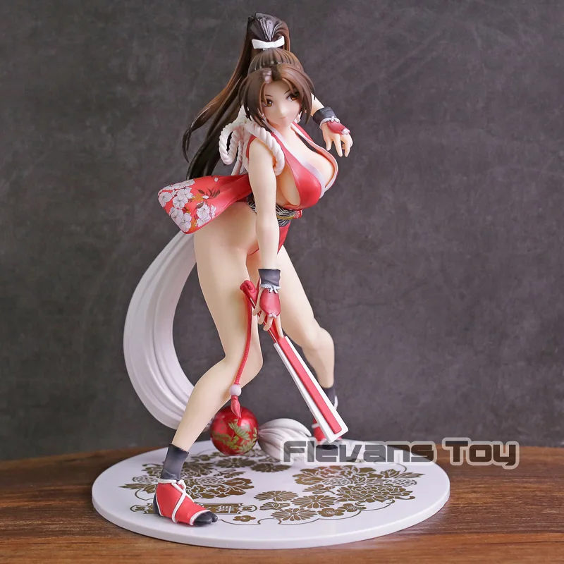 SNK 40th KOF The King Of Fighters XIV Mai Shiranui PVC Figure Collectible Model Toy SNK 40th KOF The King Of Fighters XIV Mai Shiranui PVC Figure Collectible Model Toy