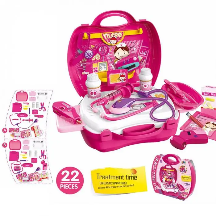 New Simulation Toys Set Kit for Little Girls Kids Intellectual Development Plastic Toys
