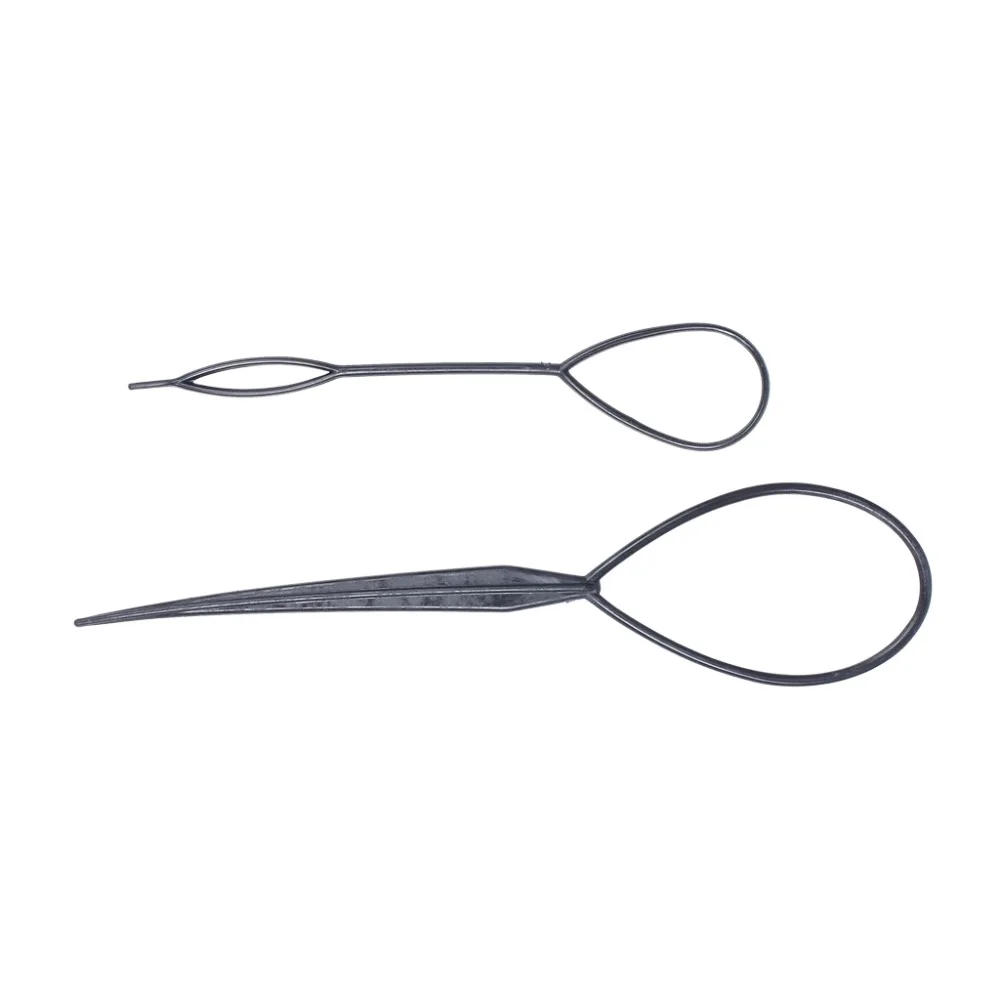 Set of 2 Pcs Tail Hair Braid Ponytail Maker Styling Tool  Hair Kit (5)