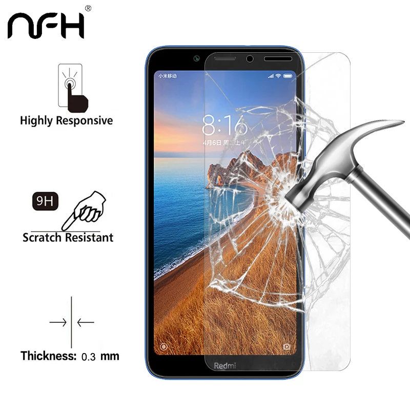 

3PCS For Glass Xiaomi Redmi 7 7A Screen Protector Tempered Glass For Xiaomi Redmi Note 7 Glass Redmi 7A Protective Phone Film