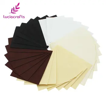 

SALE! Lucia crafts 12pcs/lot 1mm 10*12.5cm Non-woven Felt Fabric DIY Handmade Sewing Materials Accessories B1402