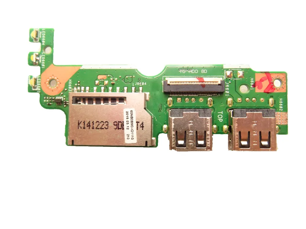Оригинал для ASUS X455LJ IO Плата usb sd карта|sd sd|board usbusb |