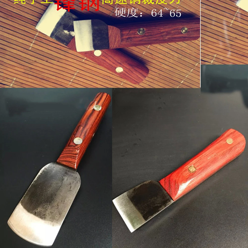 

handmade customized leather cutter splitter skiver knife quality high speed steel HRC>63
