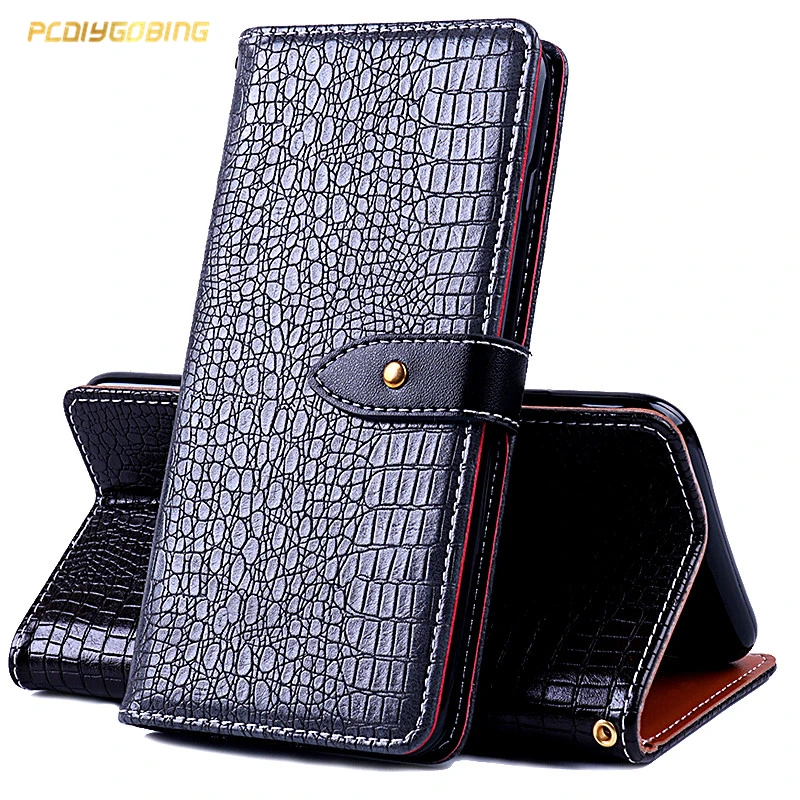 

Wallet Crocodile Leather Case For Oukitel C3 C4 C8 K3 K5000 K8000 K6000 U15 Pro Mix 2 K10 U7 U16 Max U7 U20 Plus U18 U22 Cover