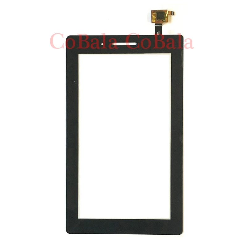 LOVAIN 10Pcs/Lot Black For Lenovo Tab 3 7.0 710 Touch Screen Digitizer LCD Outer Panel Front Glass Sensor
