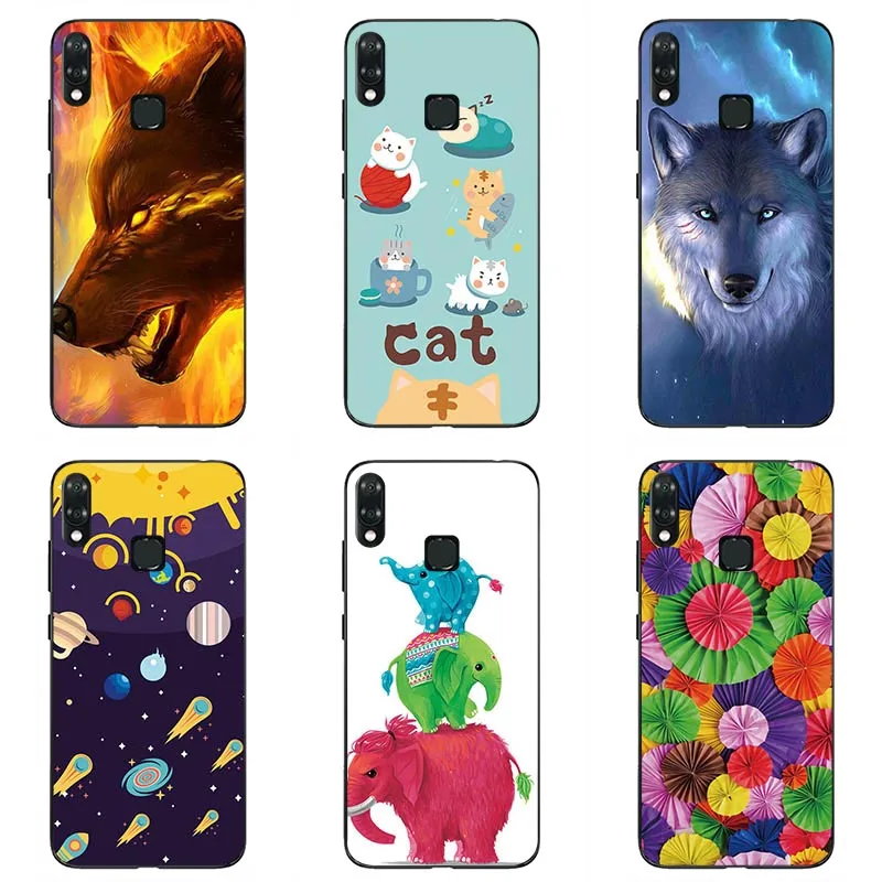

Soft tpu phone case colour Mobile phone shell For BQ Vsmart Joy 1 plus Soft silicon Phone Case colorful painting skin shell