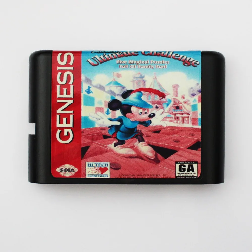 Mickey's Ultimate Challenge 16 bit MD игровая карта для sega Mega Drive для Genesis
