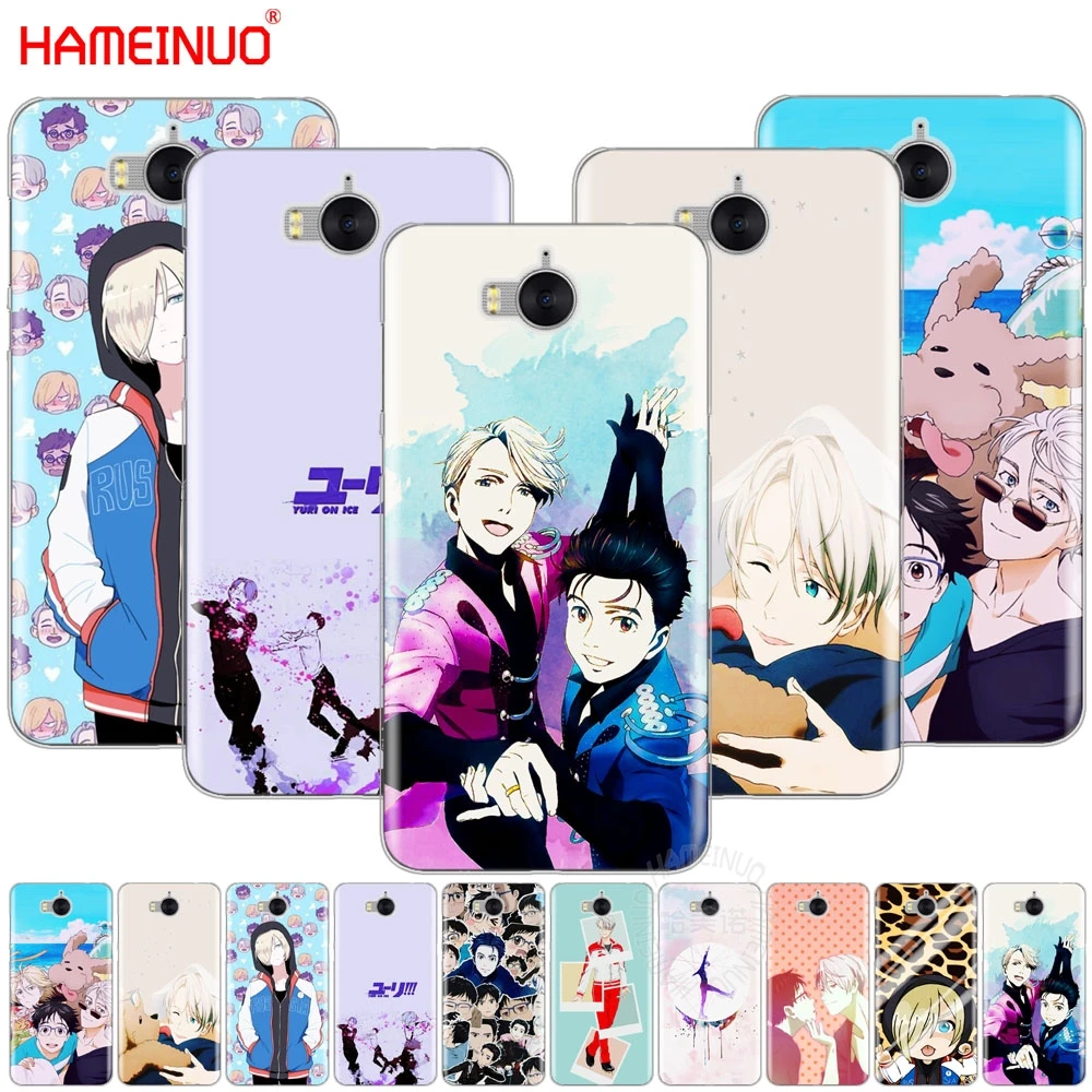 HAMEINUO yuri on ледяная история чехол для сотового телефона huawei honor 3C 4X 4C 5C 5X 6 7 Y3 Y6 Y5 2 II Y560