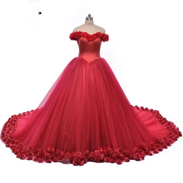 tulle cinderella quinceanera dresses