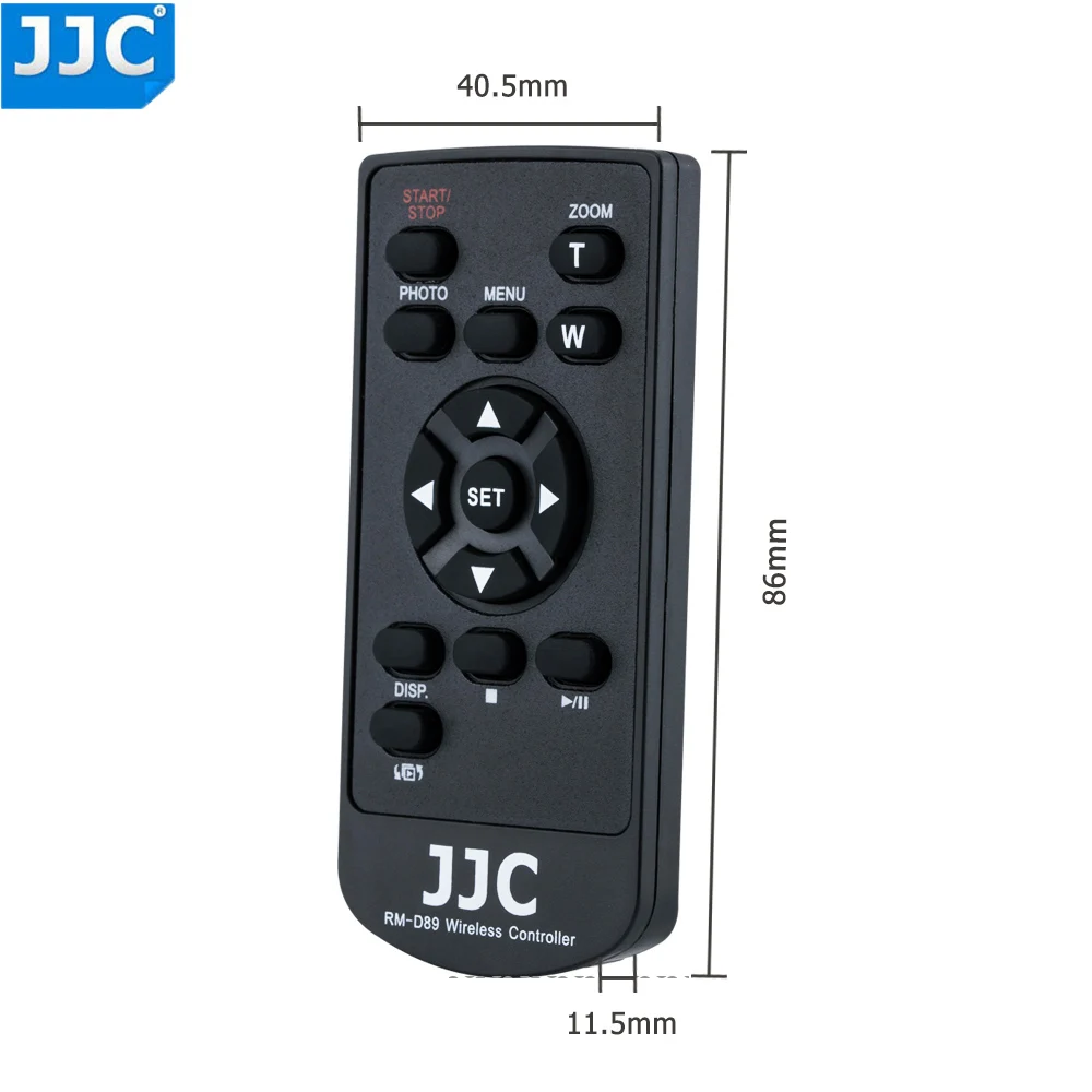 JJC wireless Remote Control for CANON VIXIA/LEGRIA HF G20 M50 M500 M52 M506 M52 M56 G10 H30 M40 M400 S20 S200 M32 M31 AS WL-D89