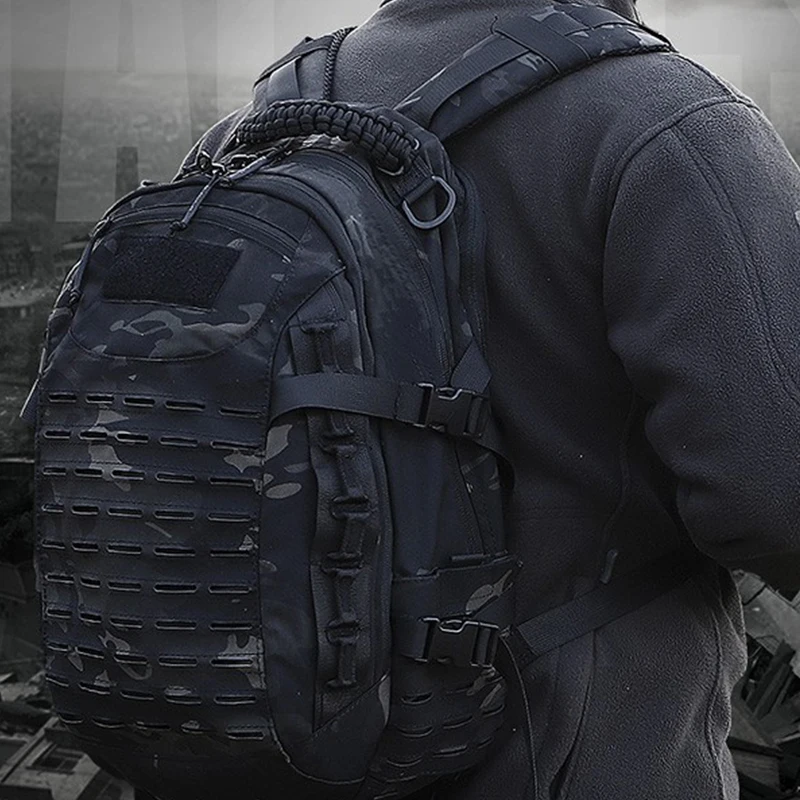  25L Military Tactical Assault Pack Backpack Army Molle Waterproof Bag Small Rucksack for Outdoor Hi