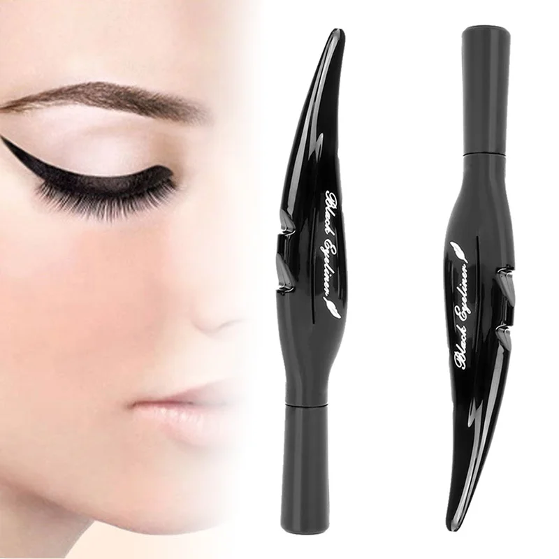

2018 1 Pcs Eyeliner Liquid Pen Quick Drying Waterproof Feather Shape Long Lasting Makeup