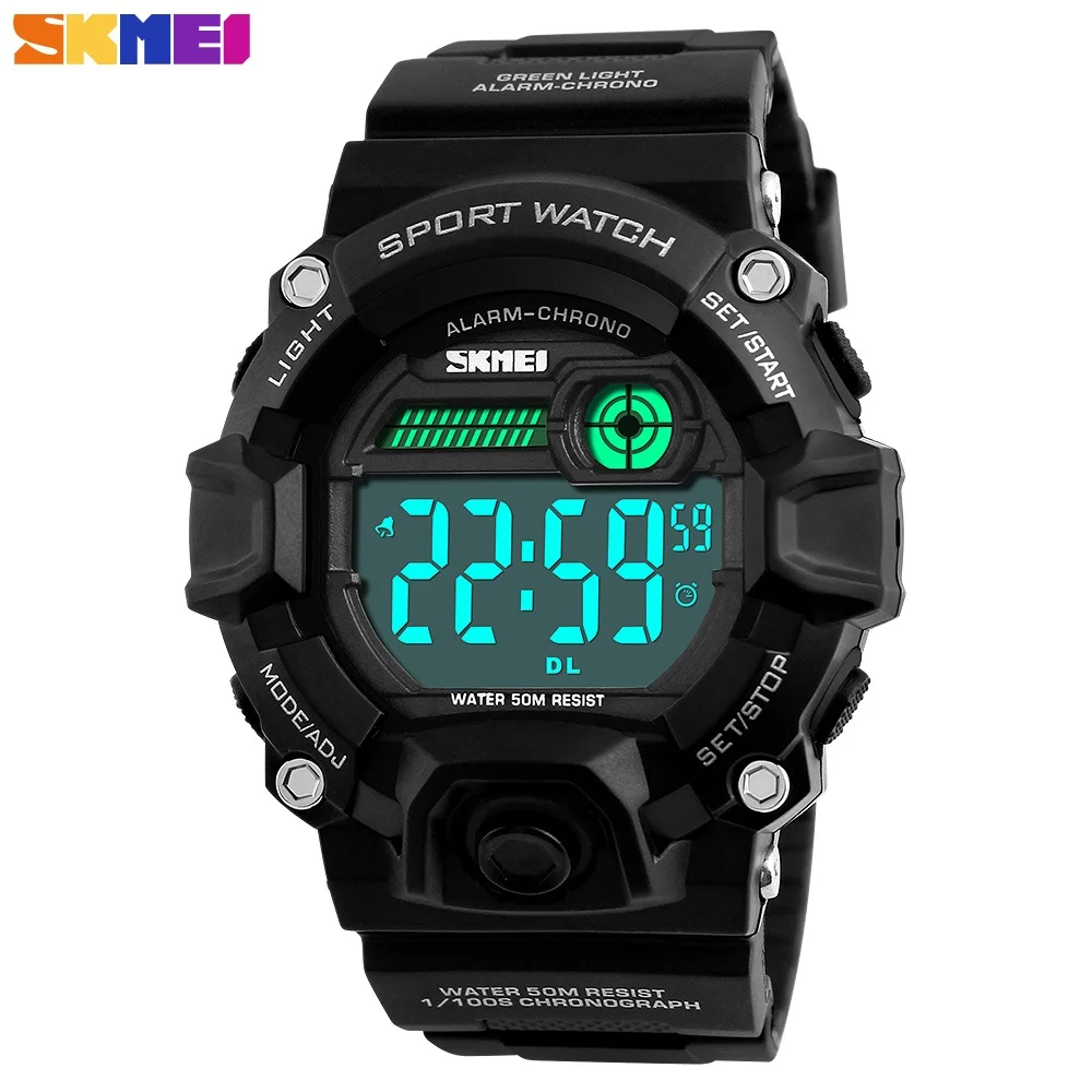 

SKMEI Fashion Sport Watch Men Top Brand Luxury Electronic LED Digital Wrist Watch Male Clock For Men Hodinky Relogio Masculino