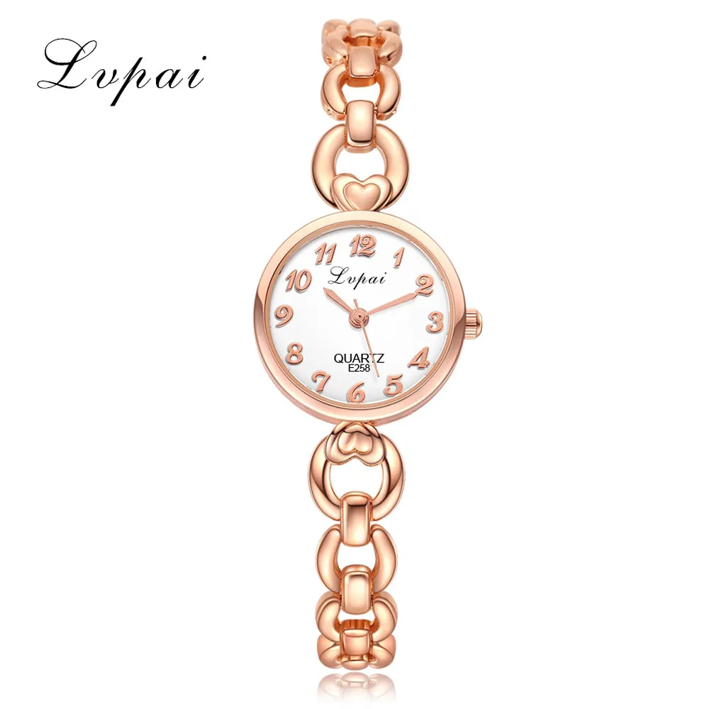 LVPAI женские модные часы Элегантные женские браслет из нержавеющей стали наручные часы женский горный хрусталь кварцевые часы Reloj# N