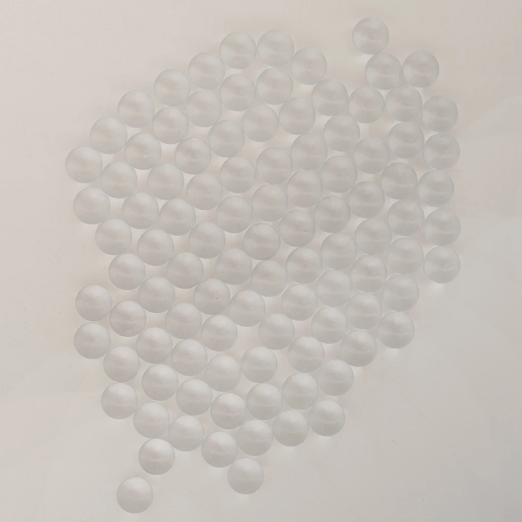 100 Pieces Clear Glass Marbles for Vases or Games, Aquarium Decorations Vase Decor Glass Marble