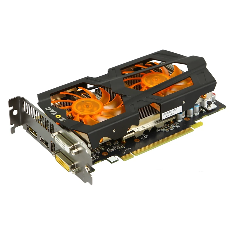 Оригинальные видеокарты ZOTAC GTX650 Ti Boost 2GD5 192 бит GDDR5 графические карты для nVIDIA GeForce GTX