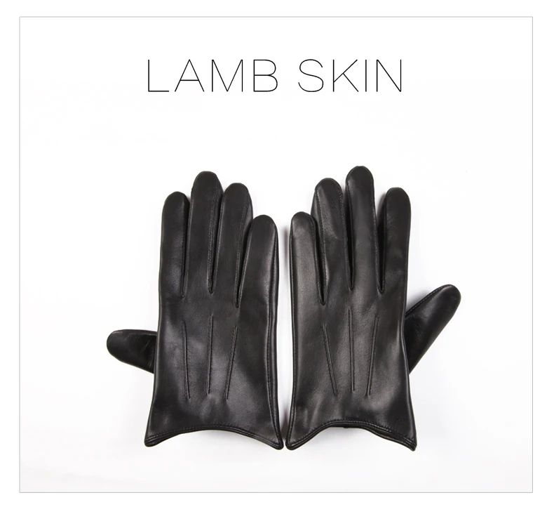 Перчатки из натуральной кожи с сенсорным экраном, женские тонкие стильные бархатные теплые короткие Утепленные перчатки из овчины L181
