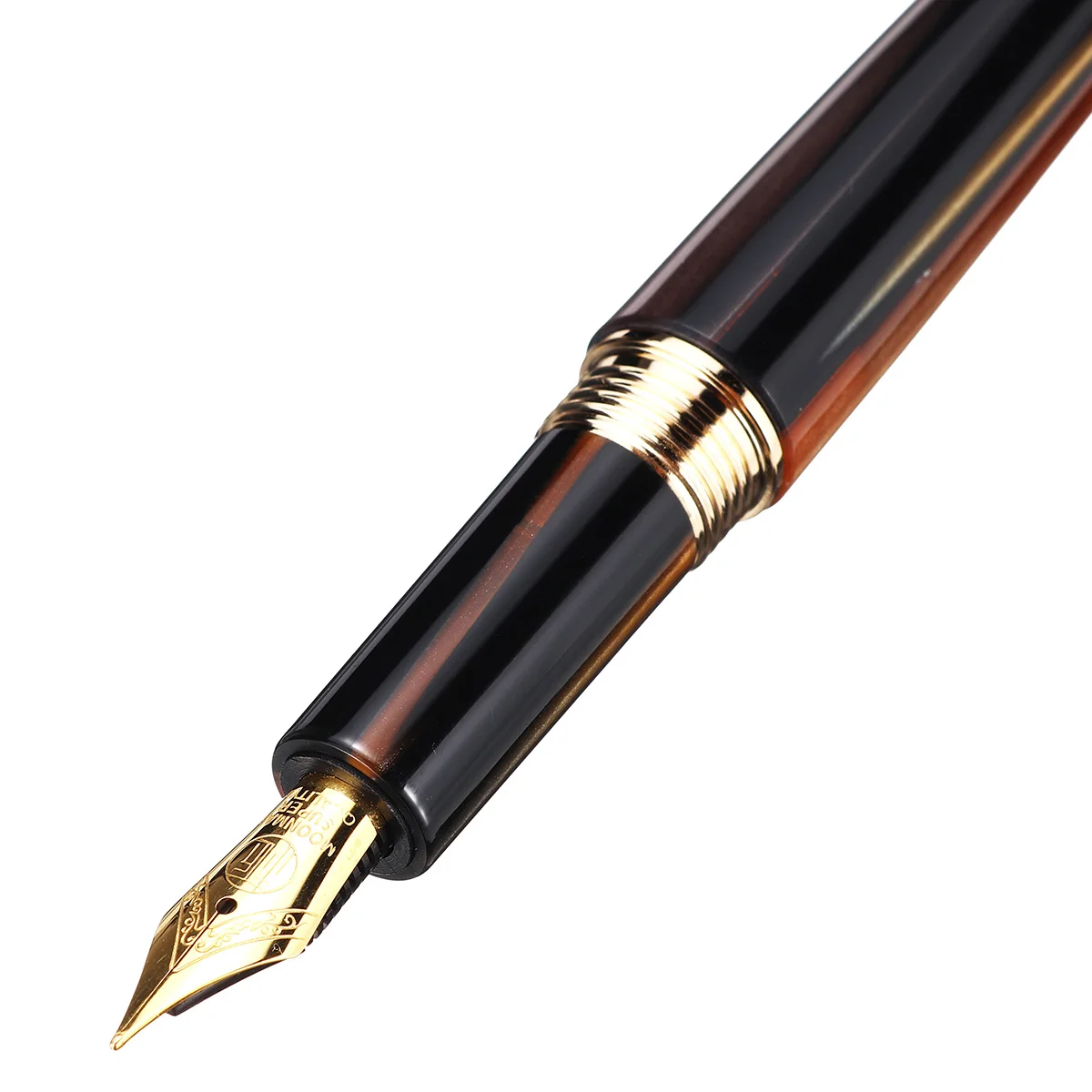 KICUTE 0,5 мм авторучка акриловая полимерная ручка для рождественского подарка Свадебные подписи с подарочной коробкой - Цвет: 4
