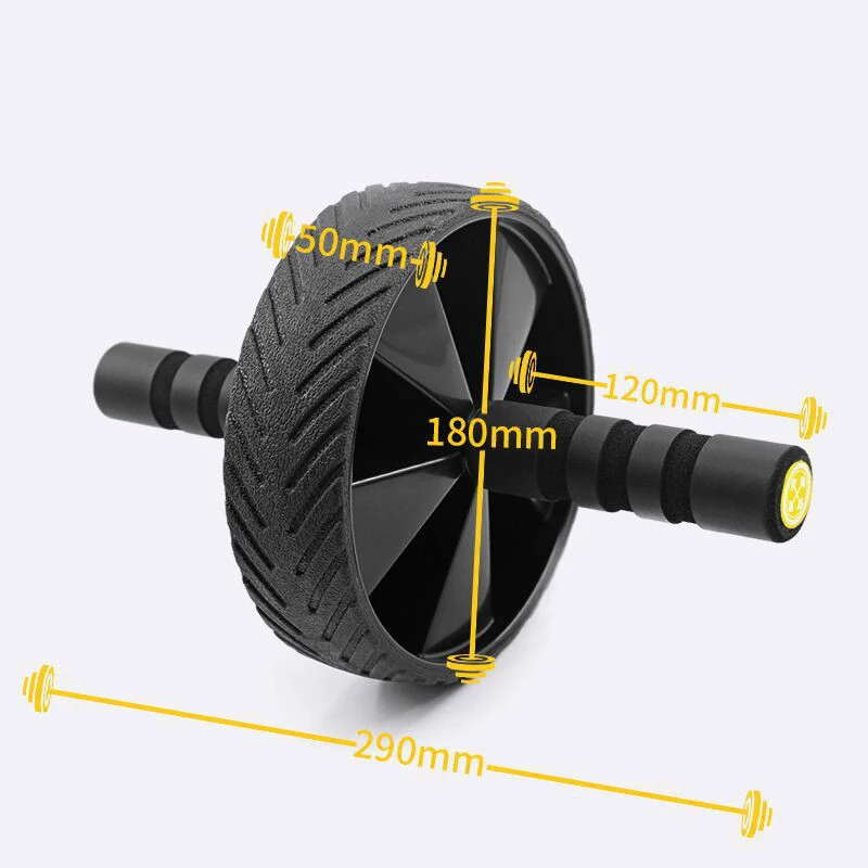 Многофункциональное колесо для мышц брюшной полости Ab, ролик для мышц брюшной полости, бесшумный, очень большой, Круглый, для мышц брюшной