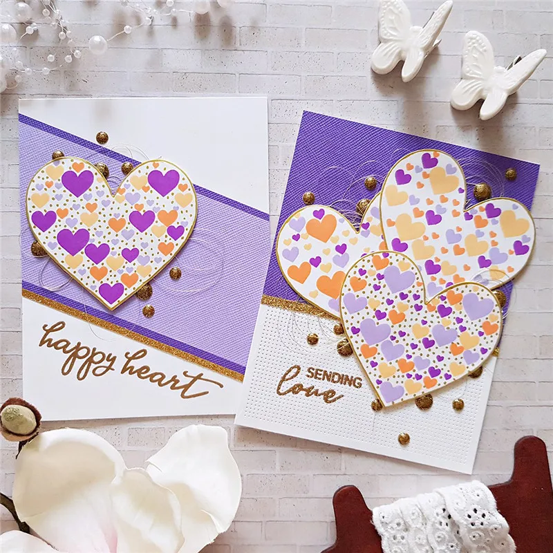 

Heart Love Metal Cutting Dies for Scrapbooking 2019 New Craft Dies DIY Album Card Making Decor Paper