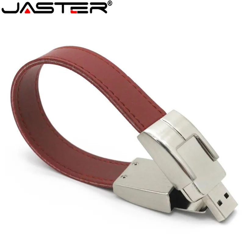 Кожаный браслет JASTER USB флеш-накопитель 4 ГБ 8 ГБ 16 ГБ 32 ГБ USB 2,0 флеш-накопитель