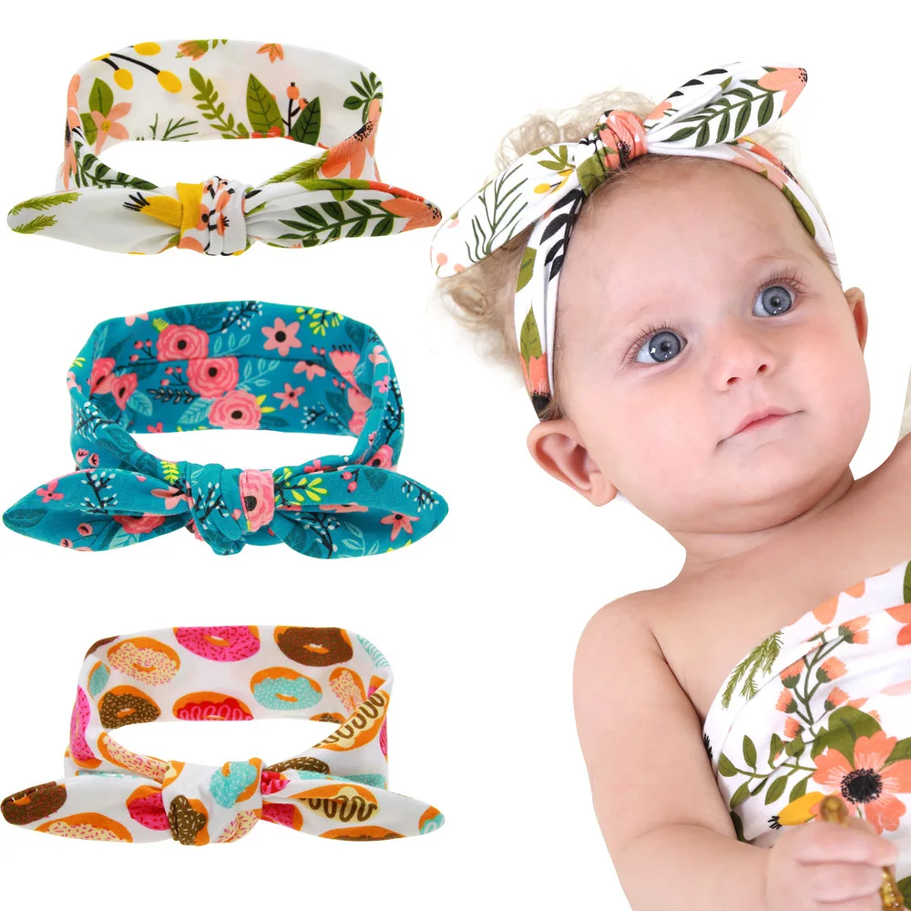 baby girl headband Infant hair accessories cloth band flower floral