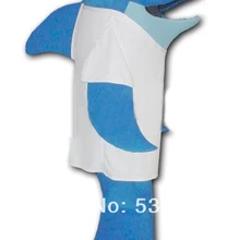 Профессиональные Заказные белый синий и серый цвета, ростовой костюм дельфина для взрослых морских животных te карнавальные костюмы SW467