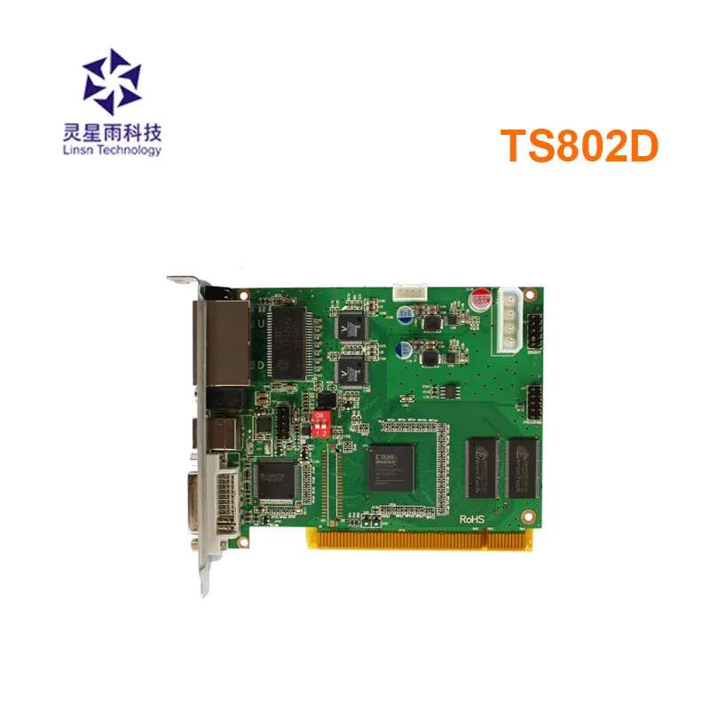 

LINSN TS802D Sending Card Full Color LED Video Display LINSN TS802 Sending Card Synchronous LED Video Card DS802 indoor outdoor