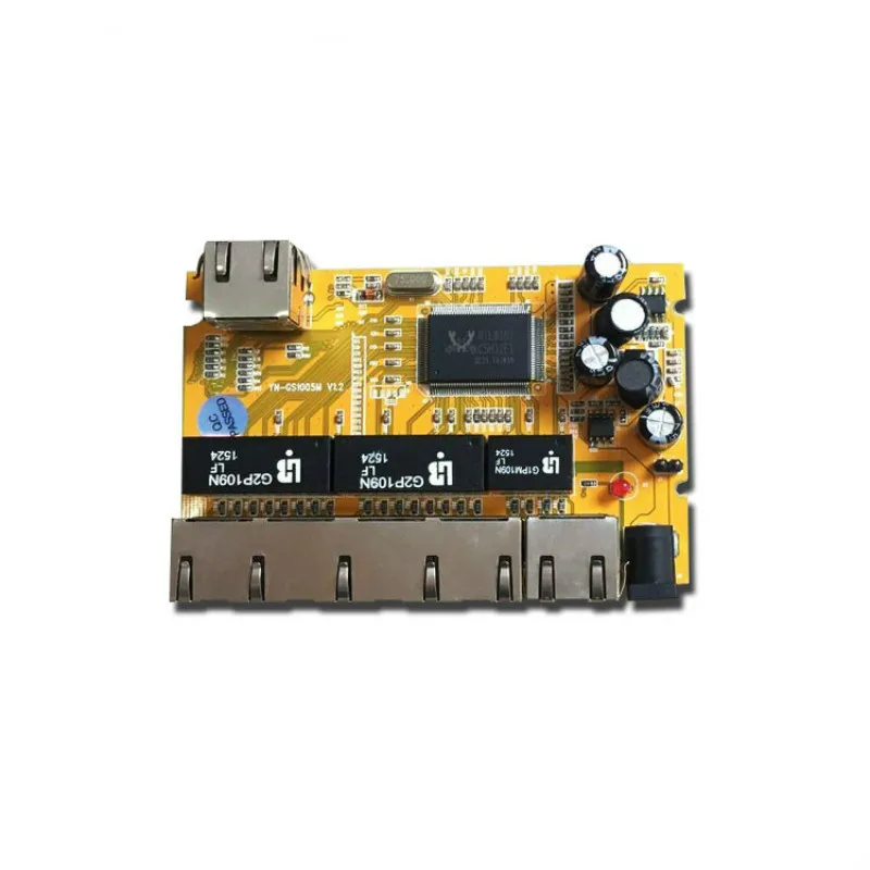 OEM/ODM RTL8367 6 портов 10/100/1000 Мбит/с гигабитный ethernet модуль коммутации PCB промышленный модуль коммутации гигабитный модуль PCBA