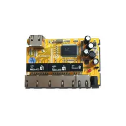 OEM/ODM RTL8367 6 порт 10/100/1000 Мбит/с gigabit модуль-коммутатор PCB Промышленный Коммутатор модуль Gigabit switch модуль PCBA