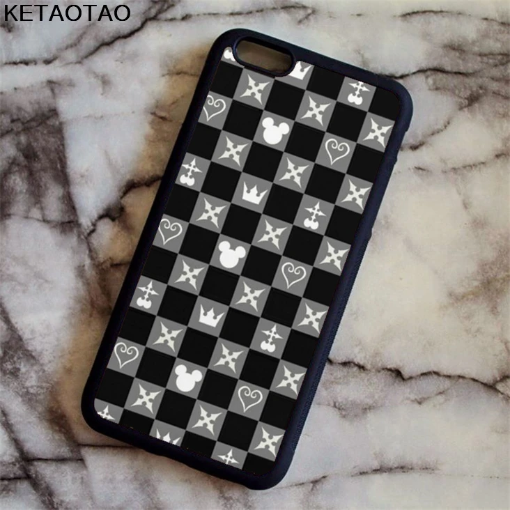KETAOTAO новый стиль чехлы для телефонов с рисунком Королевство Сердец iPhone 4S 5S 6 S 7 8 X