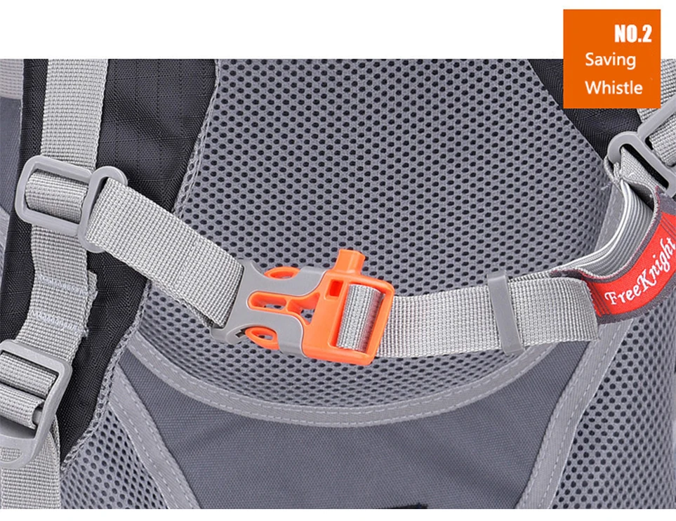 60l náilon escalada mochila saco quadro interno