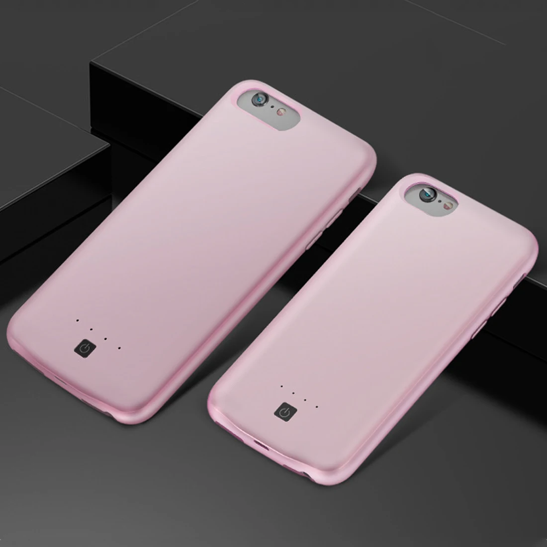 Ультра тонкий 3800mAh аккумулятор зарядное устройство чехол для iPhone SE 5SE 5 5S Банк питания зарядное устройство чехол Чехол для iPhone 5 - Цвет: Rose gold 4.7 inch