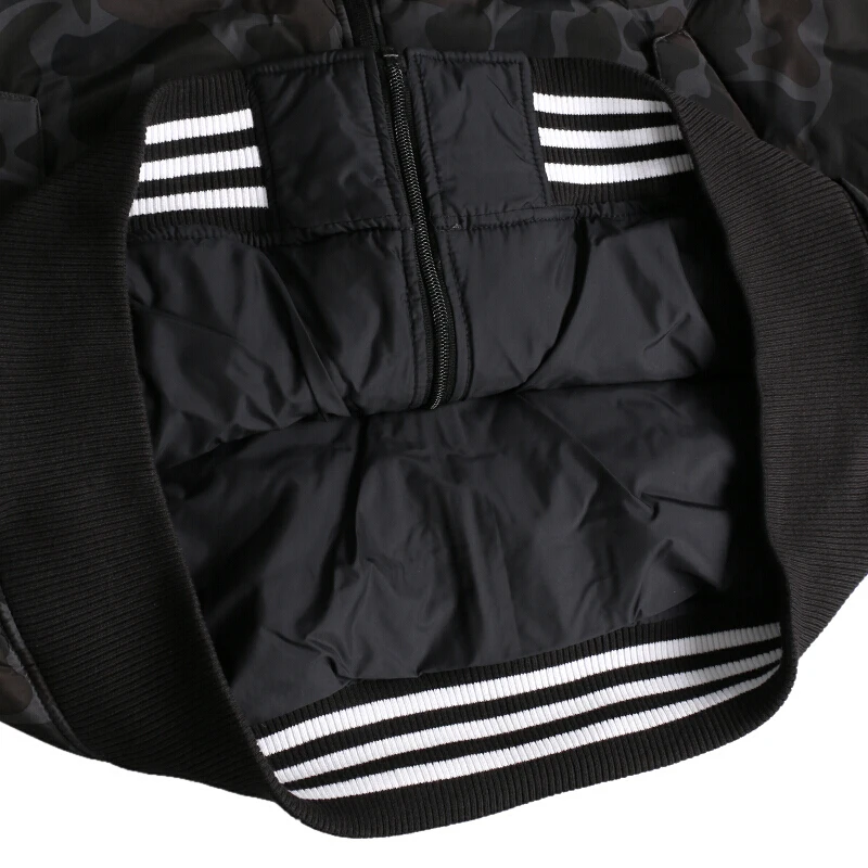 Original New Arrival Adidas Originals GRAPHIC REV BOM Men's Cotton-padded Reversible Jacket Sportswear