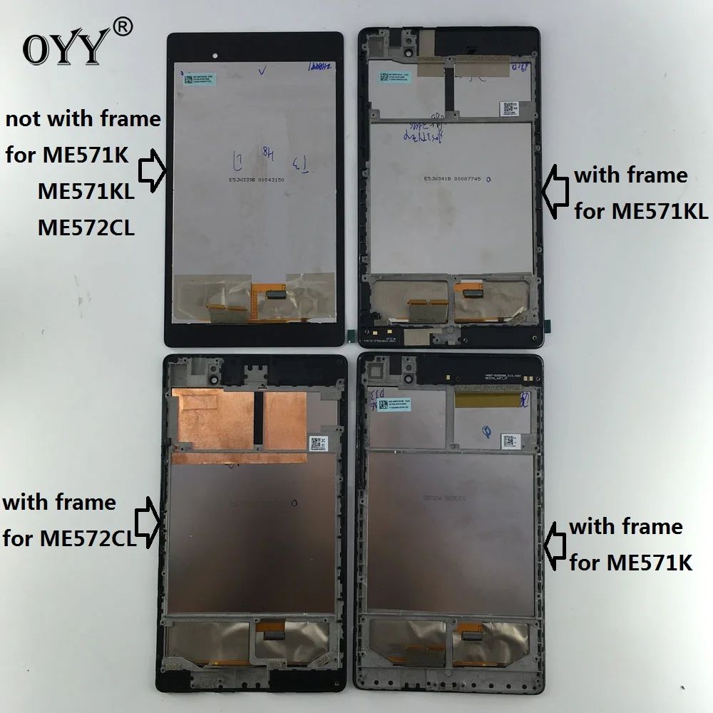 LCD Display Touch Screen Digitizer Glass Assembly For ASUS Google Nexus 7 2nd 2013 FHD ME571 ME571K ME571KL ME572CL K008 K009 LCD Display Touch Screen Digitizer Glass Assembly For ASUS Google Nexus 7 2nd 2013 FHD ME571 ME571K ME571KL ME572CL K008 K009