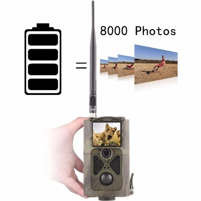 Камера видеонаблюдения HC550M GSM GPRS SMS MMS 16MP 940NM черная невидимая HC 550M м|hunting trail camera|trail