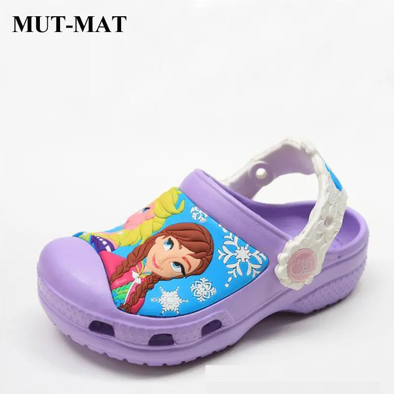 

Children shoes Non-slip beach shoes girls sandals sandals and slippers EVA cartoon children's hole shoes