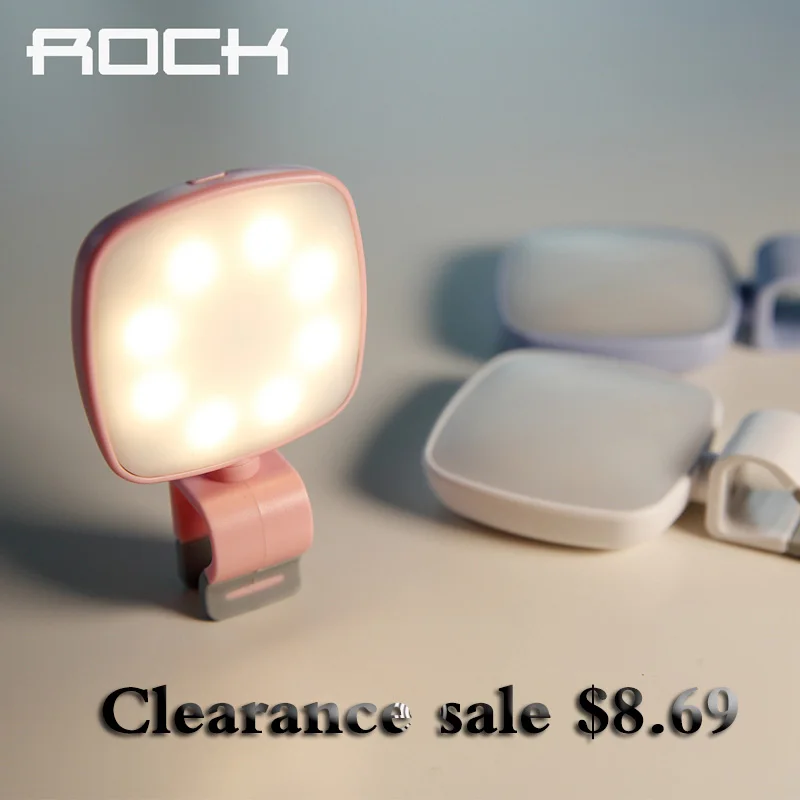 

ROCK O2 Phone Selfie Light Mobile Phone Camera Flash Led light