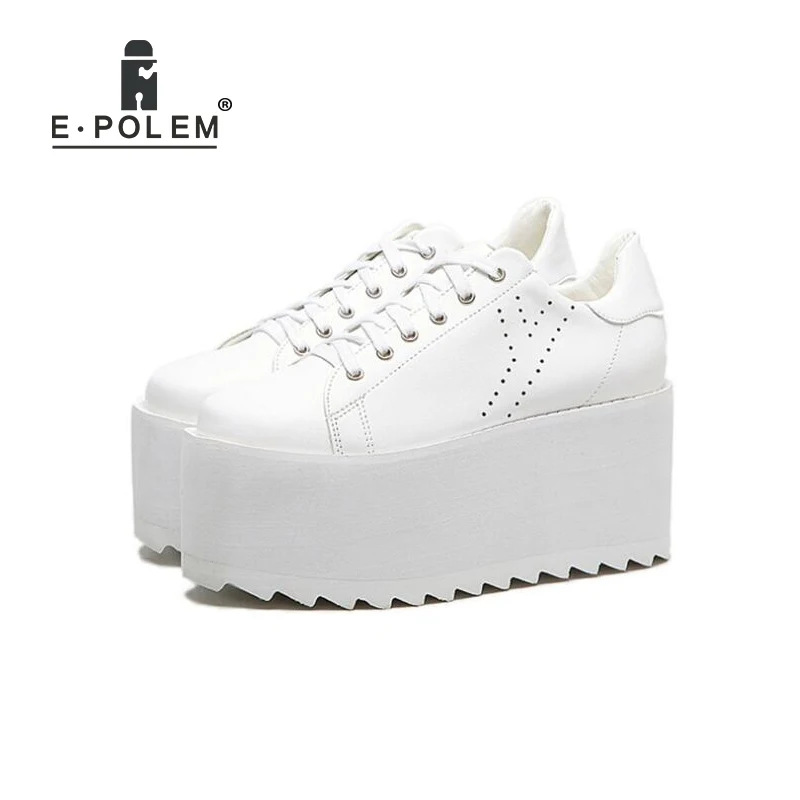 girls white platform sneakers